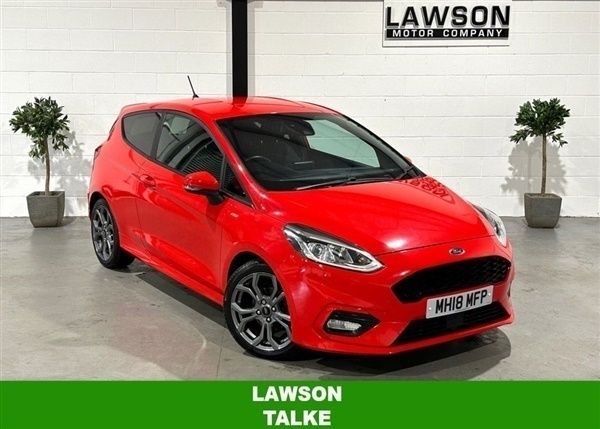 Red Used 2018 Ford Fiesta ST-Line Hatchback | £9,190 (Fair price) - Image 1/1