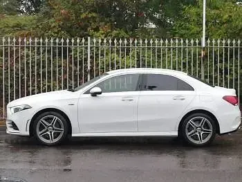 Used Mercedes A250 AMG Line Premium 218 HP (160 kW) 2021 White Sedan