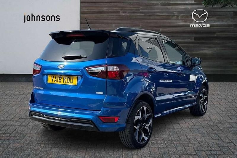Used Ford Ecosport ST-Line 123 HP (90 kW) 2018 Blue SUV