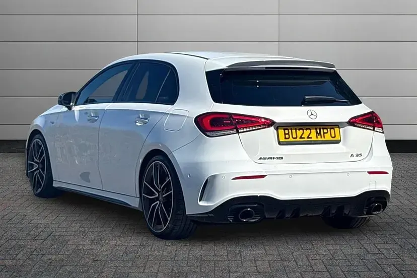Used Mercedes A35 AMG Premium 306 HP (225 kW) 2022 White Hatchback