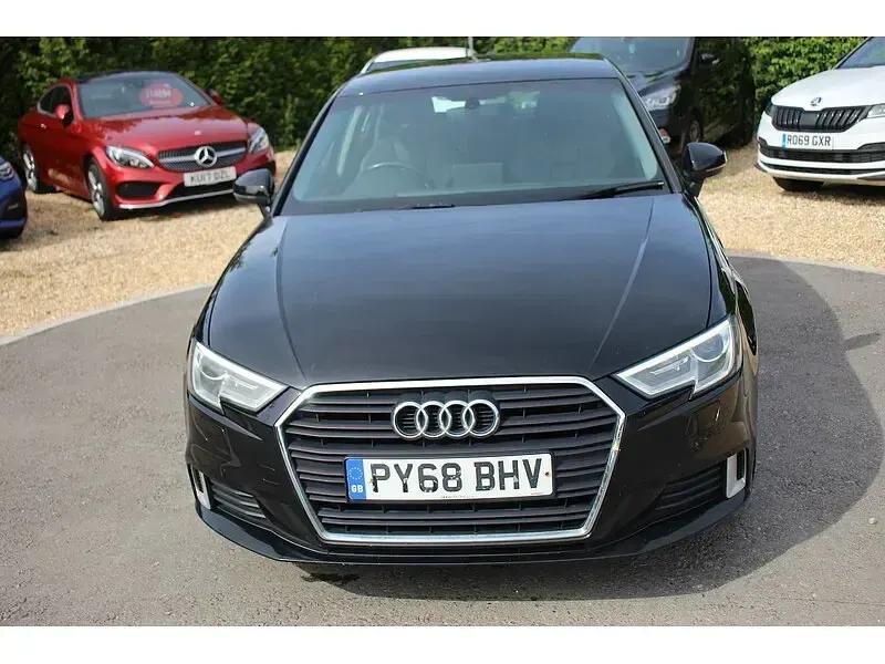 Used Audi A3 Sport 116 HP (85 kW) 2018 Black Sedan
