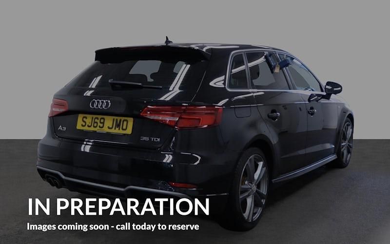 Used Audi A3 Sportback S-Line 150 HP (110 kW) 2019 Black Hatchback