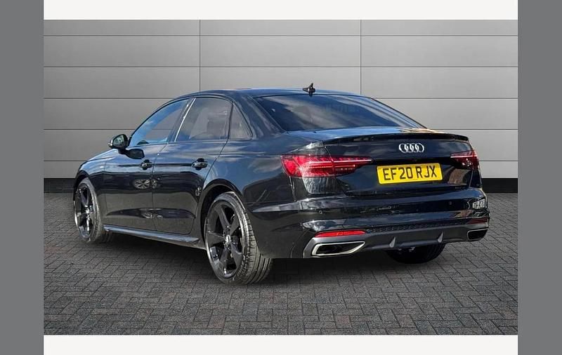 Used Audi A4 Black Edition 150 HP (110 kW) 2020 Black Sedan