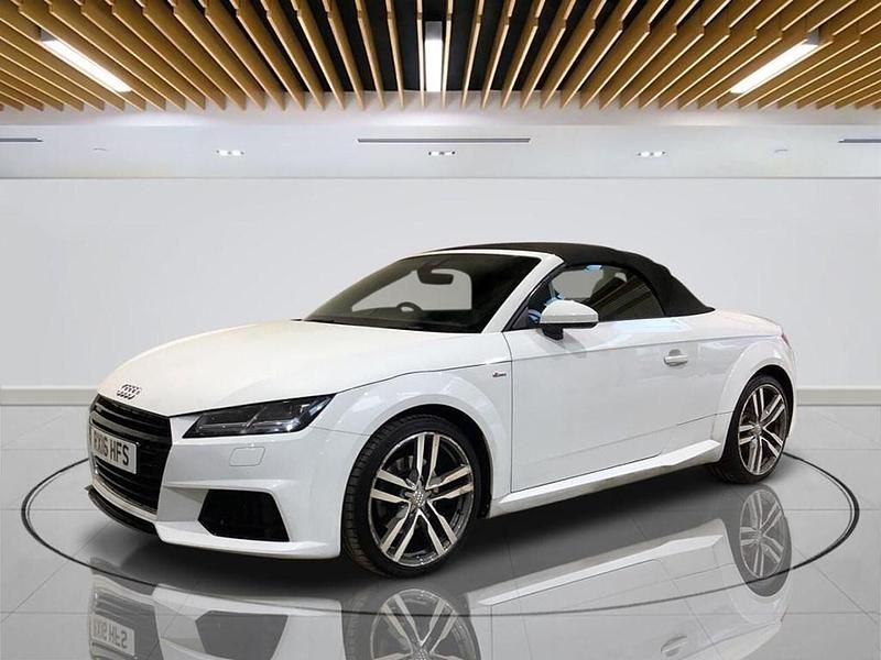 Used Audi TT Roadster S-Line 230 HP (169 kW) 2016 White Cabriolet