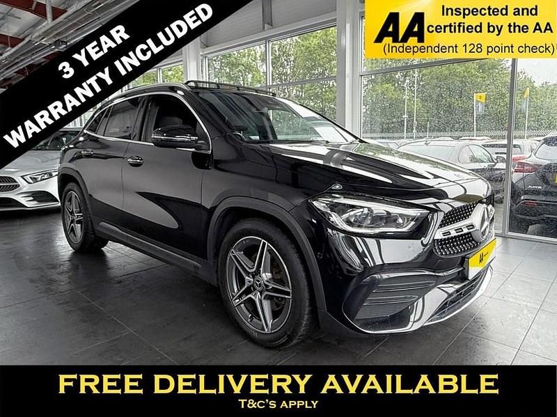Black Used 2021 Mercedes GLA220 AMG Line Premium Plus SUV | £24,195 (Good price) - Image 1/2