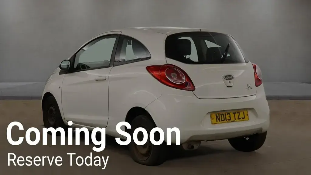 Used Ford Ka 69 HP (50 kW) 2013 White Hatchback