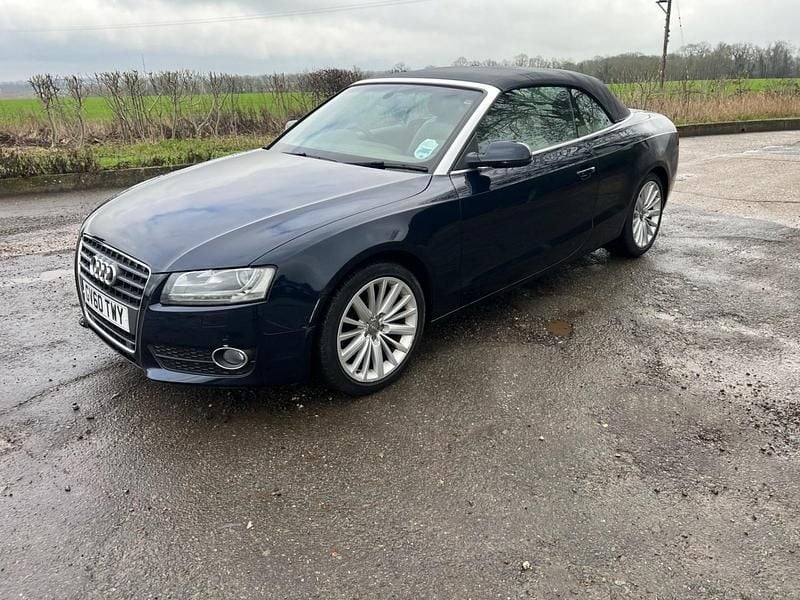 Used Audi A5 Cabriolet 2010 Blue Cabriolet