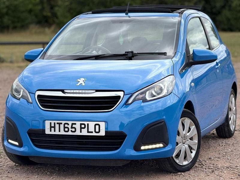 Begagnad Peugeot 108 Active 2016 Blå Halvkombi
