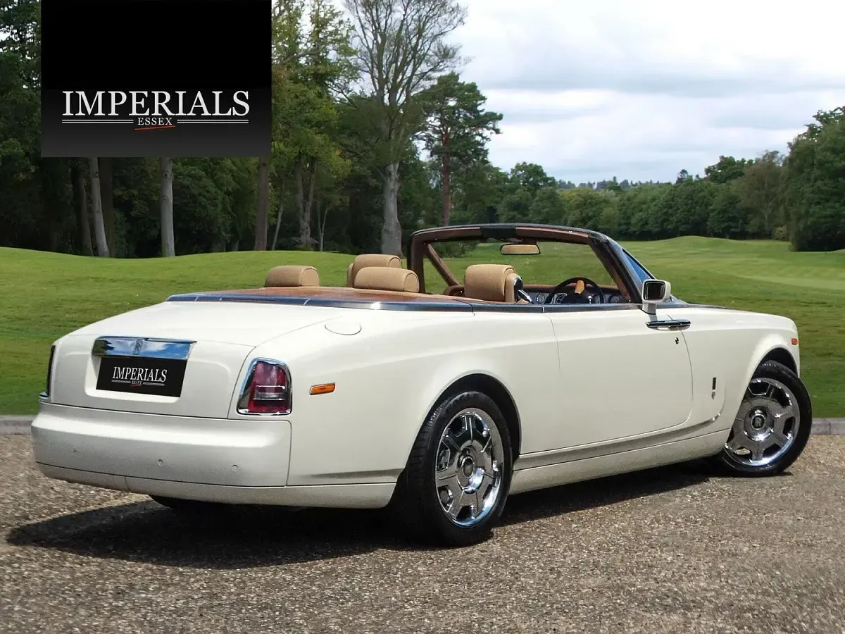 Used Rolls Royce Phantom 460 HP (338 kW) 2008 White Cabriolet