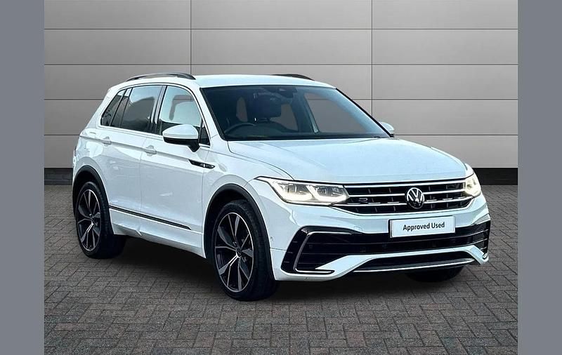 Used VW Tiguan R-line 150 HP (110 kW) 2022 White SUV