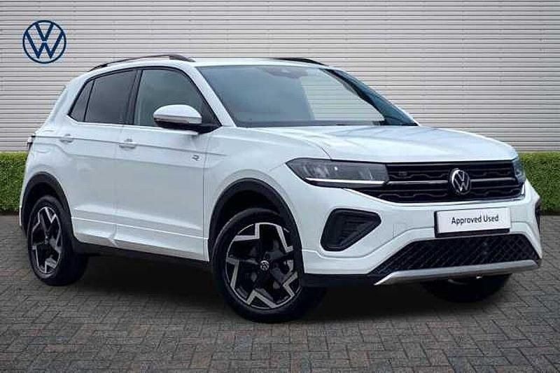 New VW T-Cross R-line 115 HP (84 kW) 2025 Pure white SUV