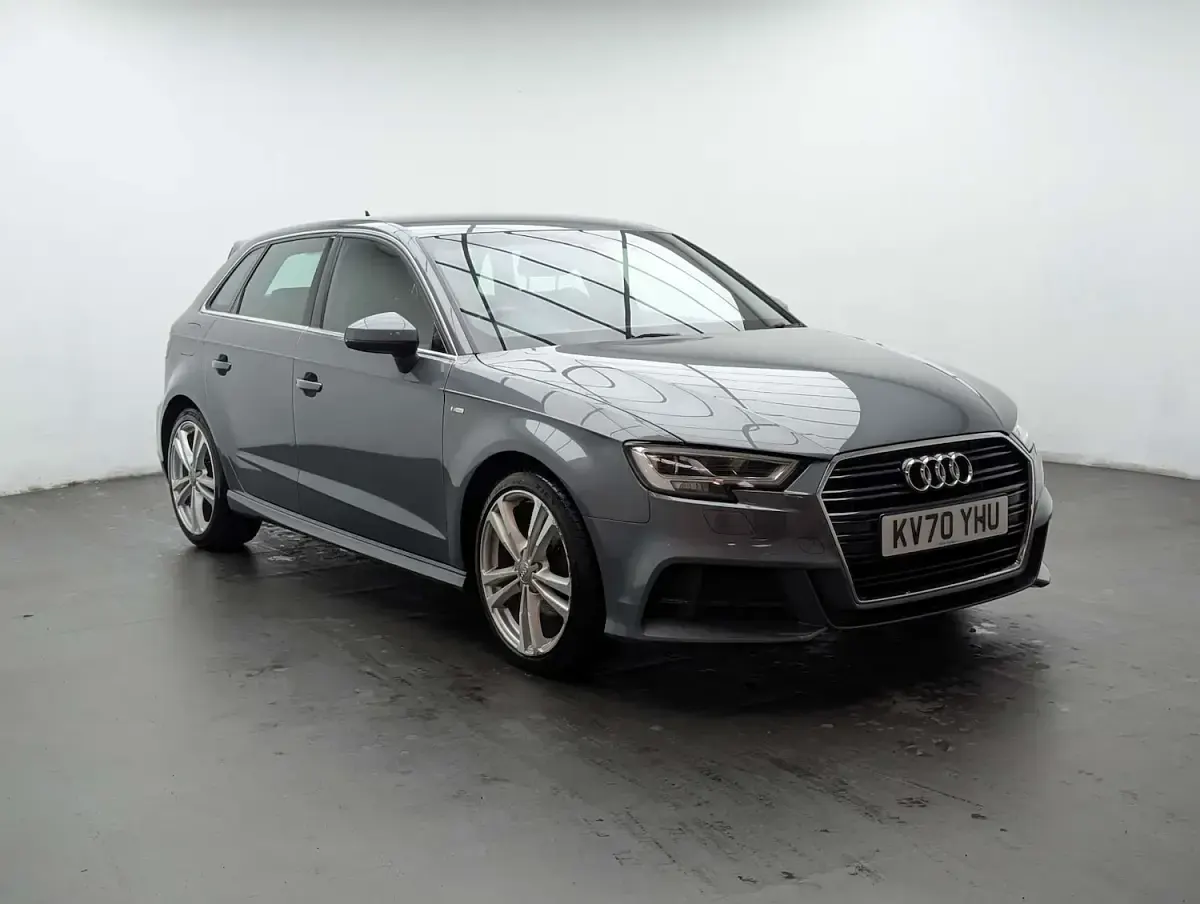 Used Audi A3 Sportback S-Line 150 HP (110 kW) 2020 Grey Hatchback