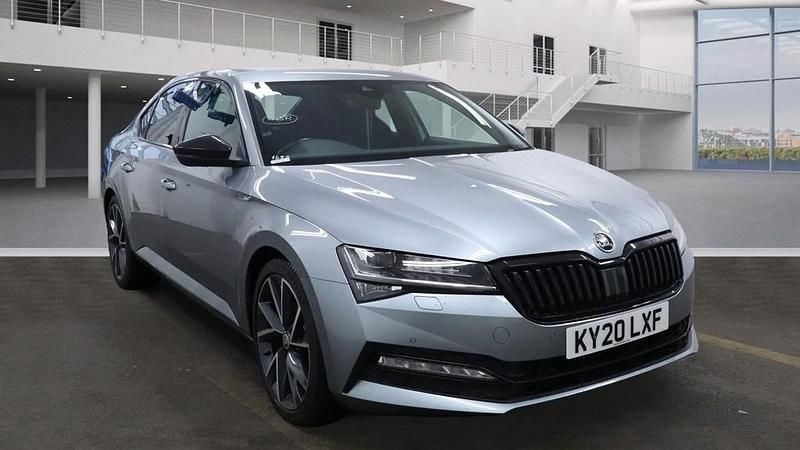 Grey Used 2020 Skoda Superb SportlinePlus Hatchback | £19,499 (Fair price) - Image 1/2
