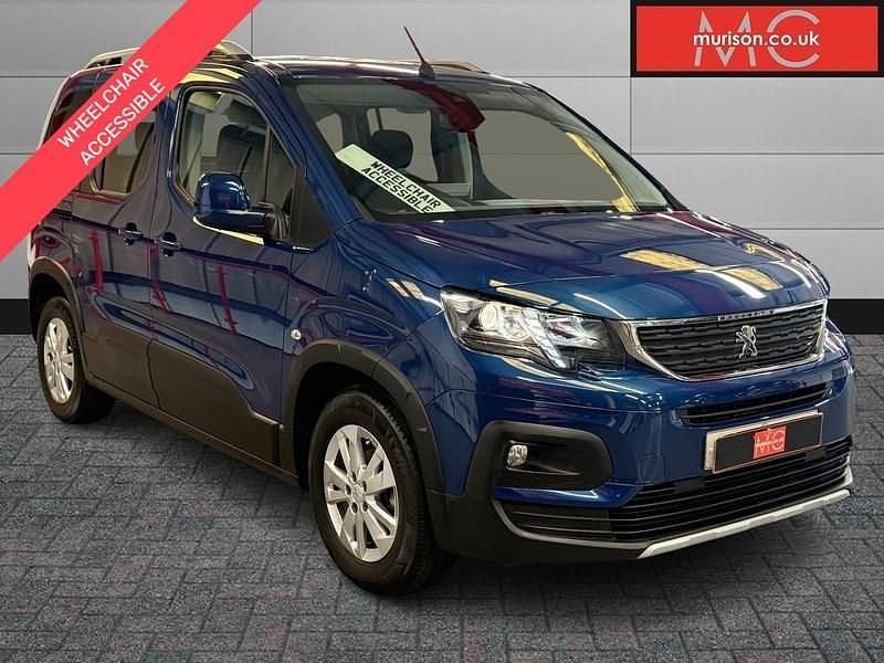 Used Peugeot Rifter Allure 100 HP (73 kW) 2019 Blue MPV