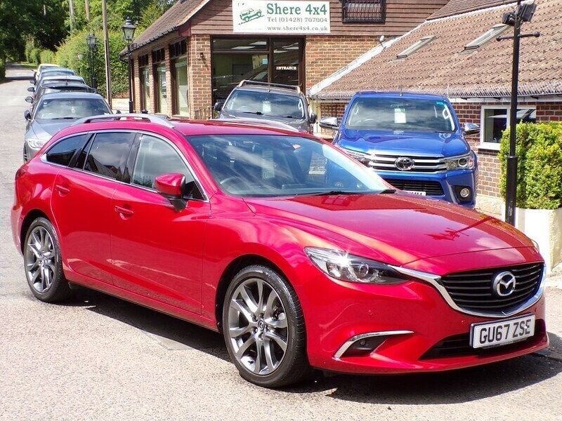Red Used 2017 Mazda 6 Inclusive Estate | £14,994 (Expensive) - Image 1/3