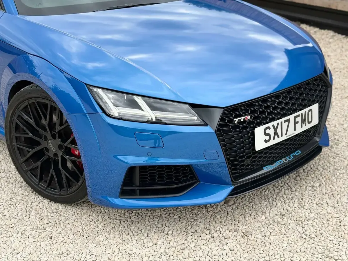 Used Audi TTS Black Edition 310 HP (228 kW) 2017 Blue Coupe