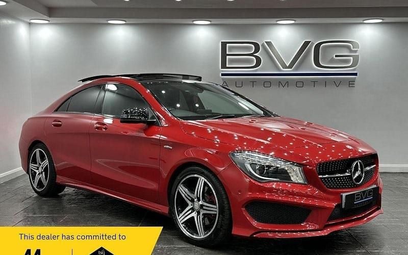 Red Used 2016 Mercedes CLA250 AMG Sedan | £14,994 (Fair price) - Image 1/2