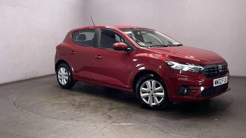 Red Used 2022 Dacia Sandero Comfort Hatchback | £9,499 (Fair price) - Image 1/4