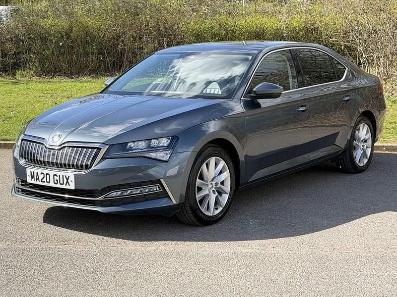 Used Skoda Superb SE Technology 218 HP (160 kW) 2020 Grey Hatchback