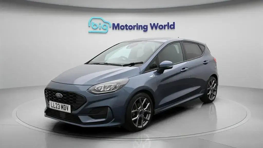 Used Ford Fiesta ST-Line 125 HP (91 kW) 2022 Blue Hatchback