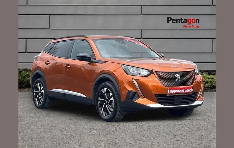 Used Peugeot e-2008 Allure Premium 100 kW (136 HP) 2022 Orange SUV