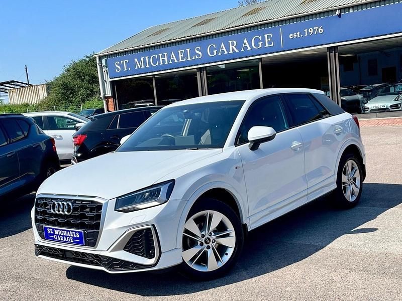 White Used 2021 Audi Q2 S-Line SUV | £21,995 (Fair price) - Image 1/4
