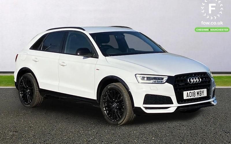Used Audi Q3 Black Edition 179 HP (131 kW) 2018 White SUV