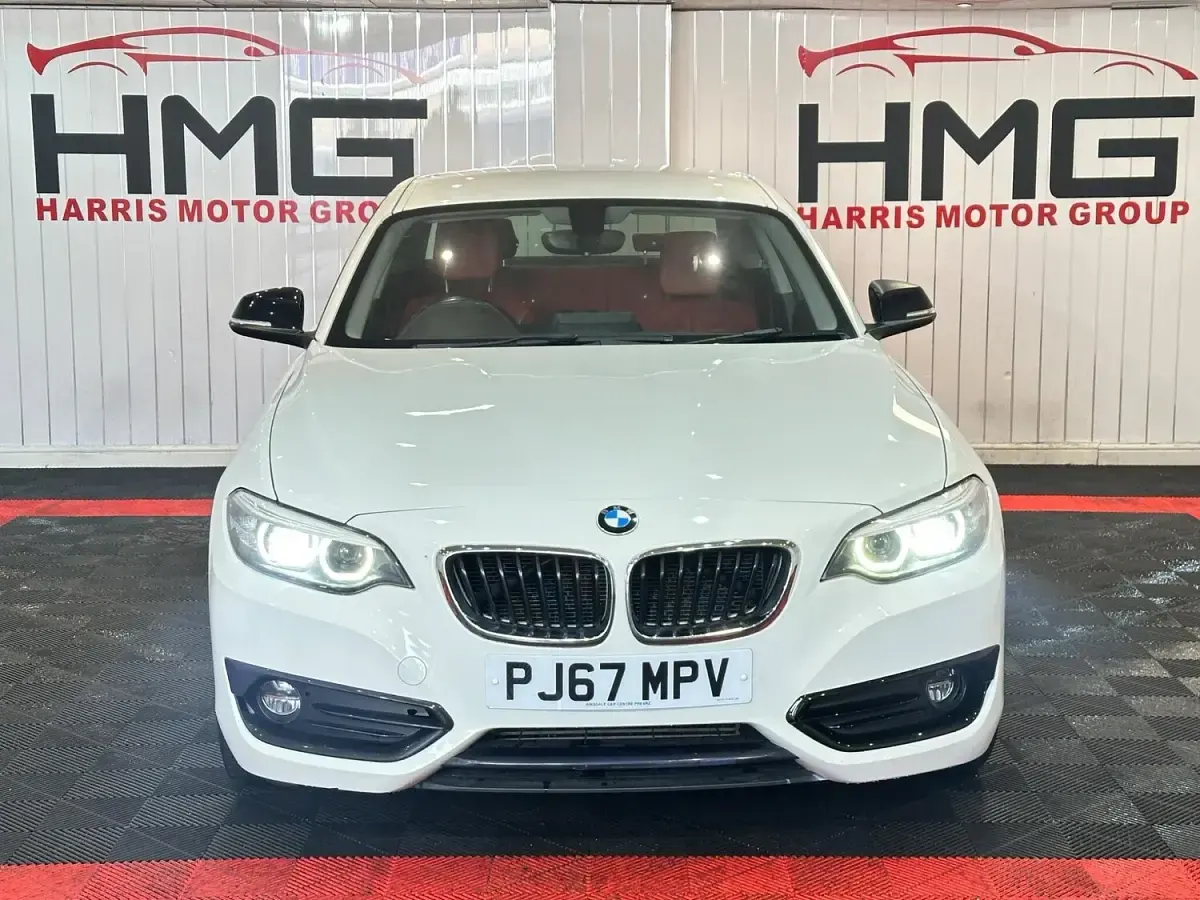 Used BMW 218 Sport Line 2017 White Coupe