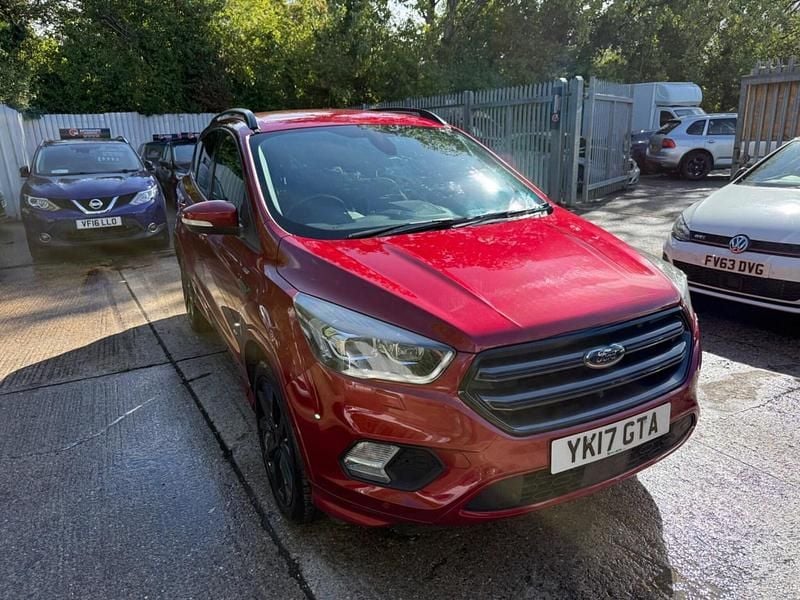 Red Used 2017 Ford Kuga ST-Line SUV | £9,995 (Fair price) - Image 1/4