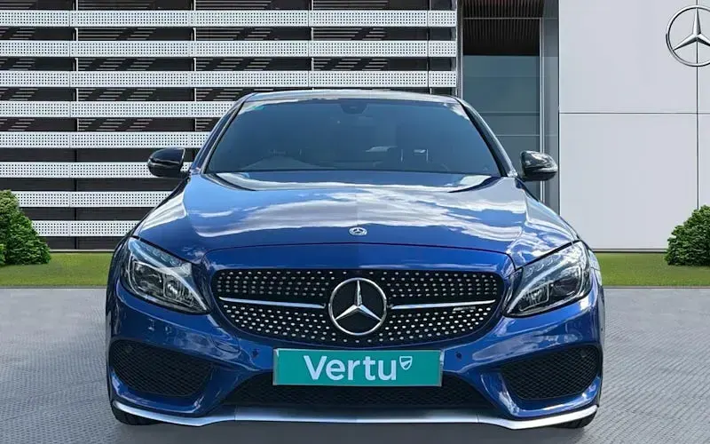 Used Mercedes C43 AMG Premium 367 HP (269 kW) 2018 Blue Sedan