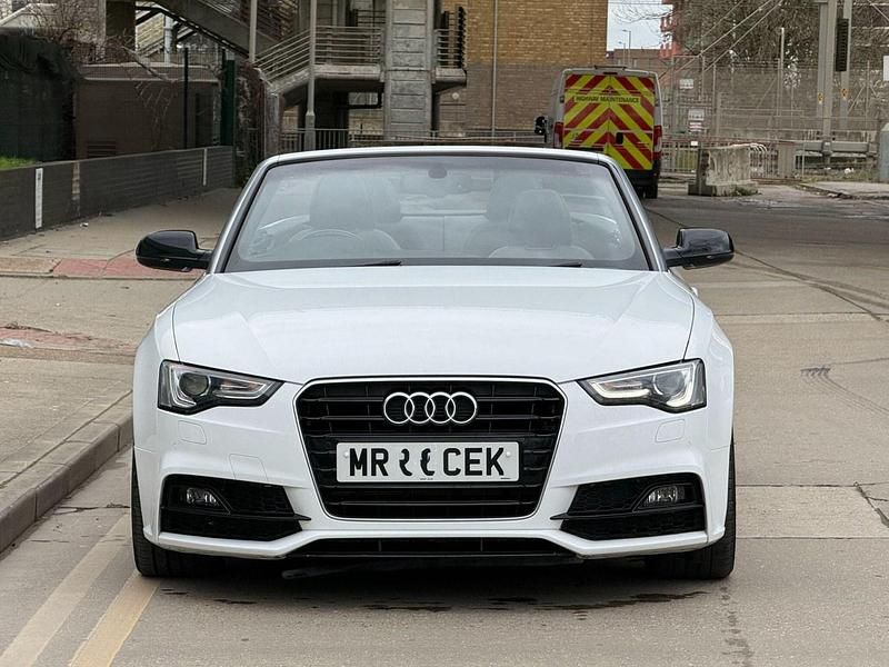 Used Audi A5 Cabriolet S-Line 190 HP (139 kW) 2016 White Cabriolet