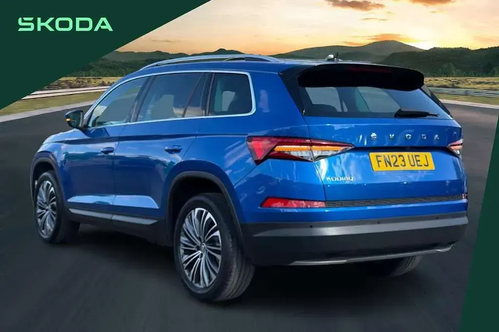Used Skoda Kodiaq SE L Executive 150 HP (110 kW) 2023 Blue SUV