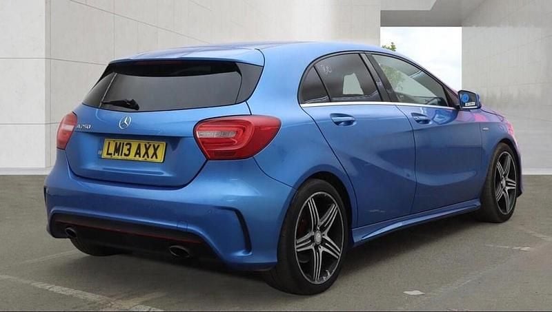Used Mercedes A250 AMG 2013 Blue Hatchback