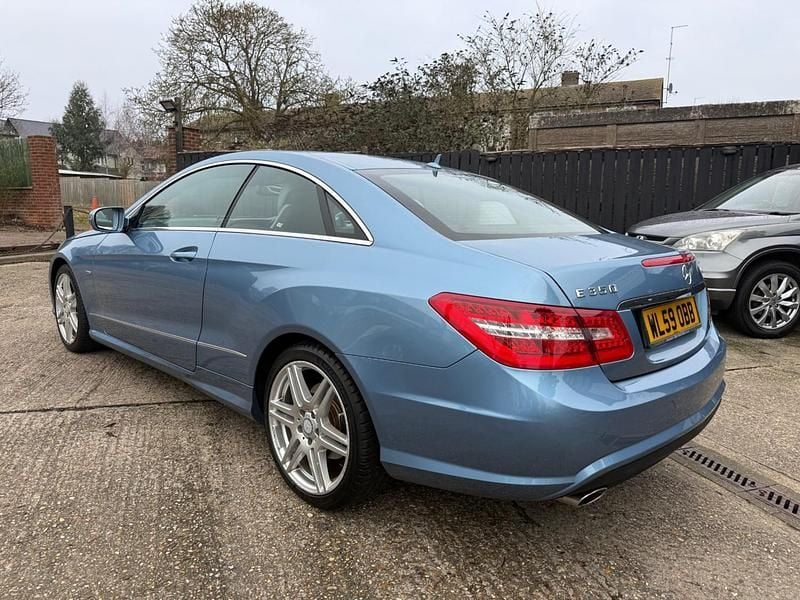 Used Mercedes E350 2009 Blue Coupe