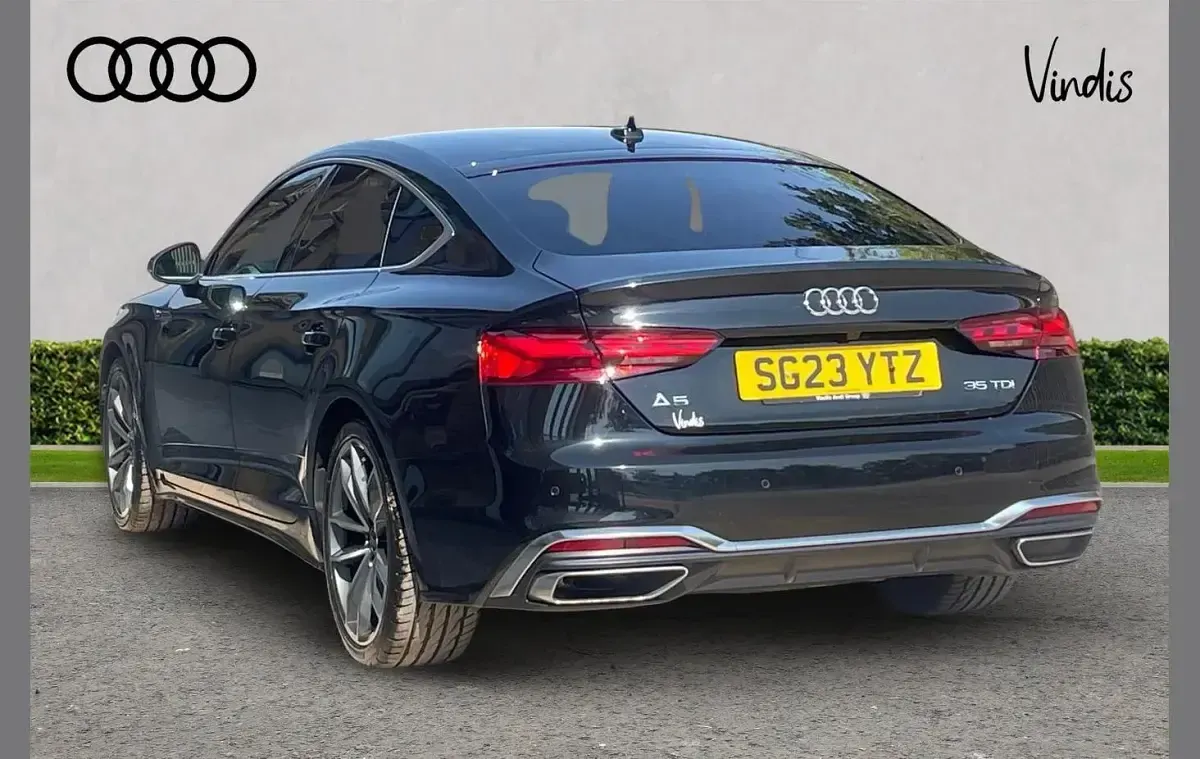 Used Audi A5 S-Line 161 HP (118 kW) 2023 Black Coupe