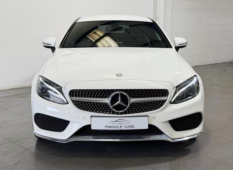 Used Mercedes C220 AMG line 170 HP (125 kW) 2016 White Coupe