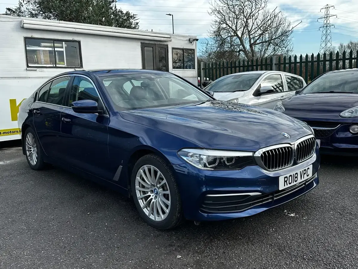 Used BMW 530e Comfort Edition 248 HP (182 kW) 2018 Blue Sedan