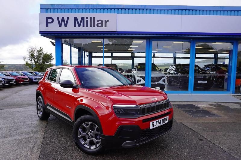 Ruby red Used 2025 Jeep Avenger Longitude SUV | £15,690 (Good price) - Image 1/4