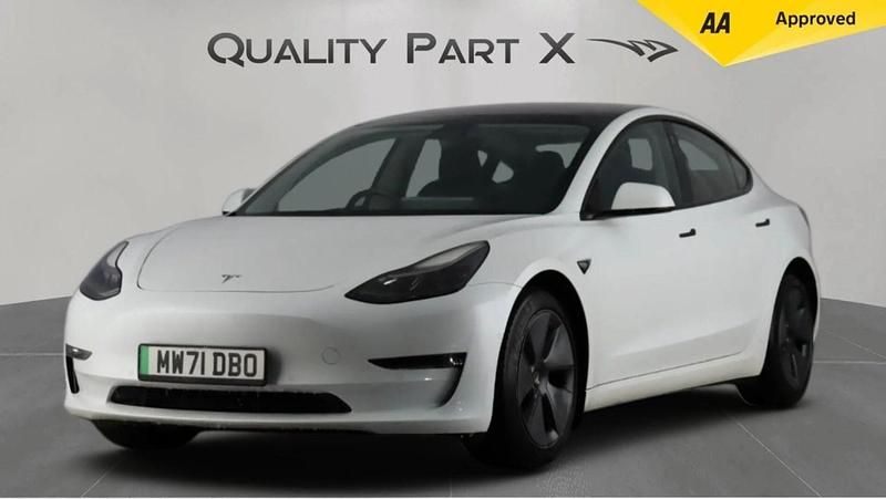 Used Tesla Model 3 Long Range AWD 366 kW (498 HP) 2021 White Sedan