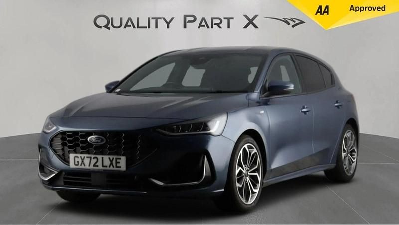 Used Ford Focus ST-Line 125 HP (91 kW) 2022 Blue Hatchback