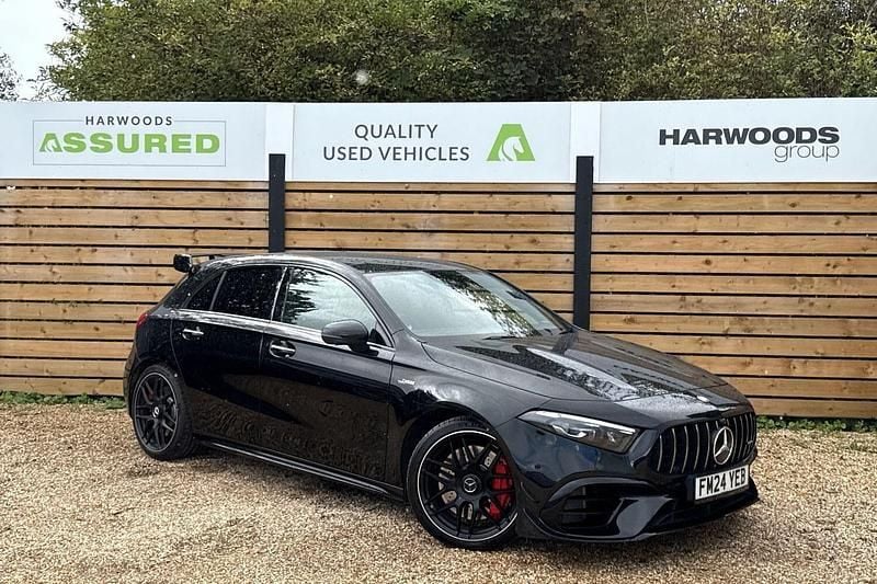 Black Used 2024 Mercedes A45 AMG AMG Hatchback | £46,950 (Fair price) - Image 1/4