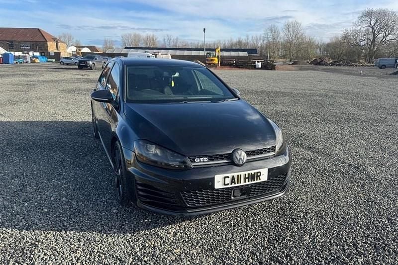 Used VW Golf VII GTD 2016 Black Hatchback
