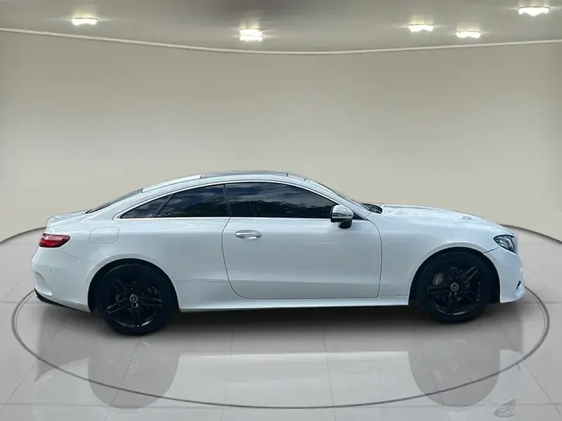 Used Mercedes E220 AMG line 2018 White Coupe