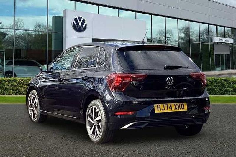 Used VW Polo Match 95 HP (69 kW) 2024 Black Hatchback