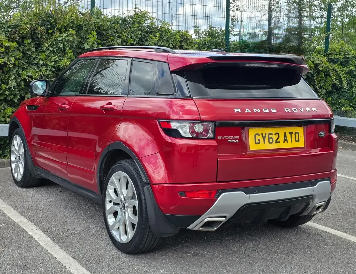 Used Land Rover Range Rover evoque Dynamic 2012 Red SUV