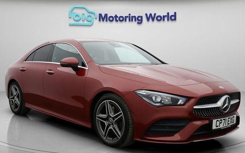 Begagnad Mercedes CLA200 AMG line 163 HK (119 kW) 2021 Sportkupé