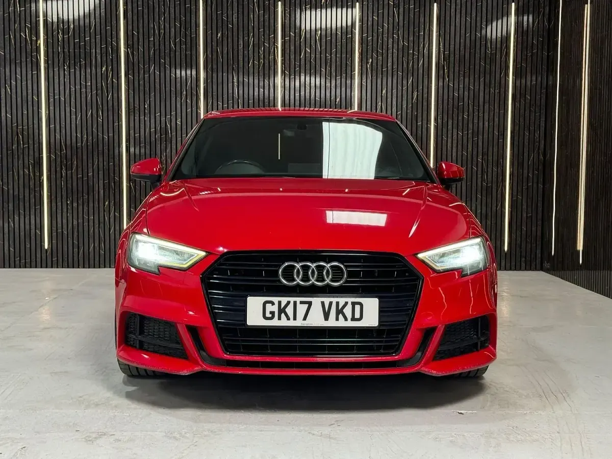 Used Audi A3 S-Line 2017 Red Hatchback