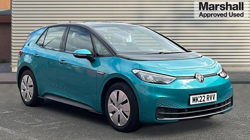 Blue Used 2022 VW ID.3 Pro Hatchback | £15,579 (Fair price) - Image 1/4