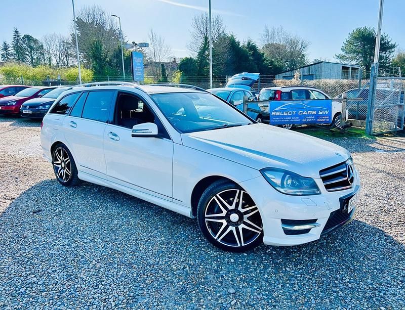 Used Mercedes C220 AMG 2012 White Estate