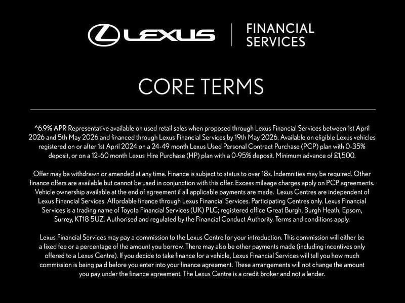 Used Lexus LBX 2024 Black SUV